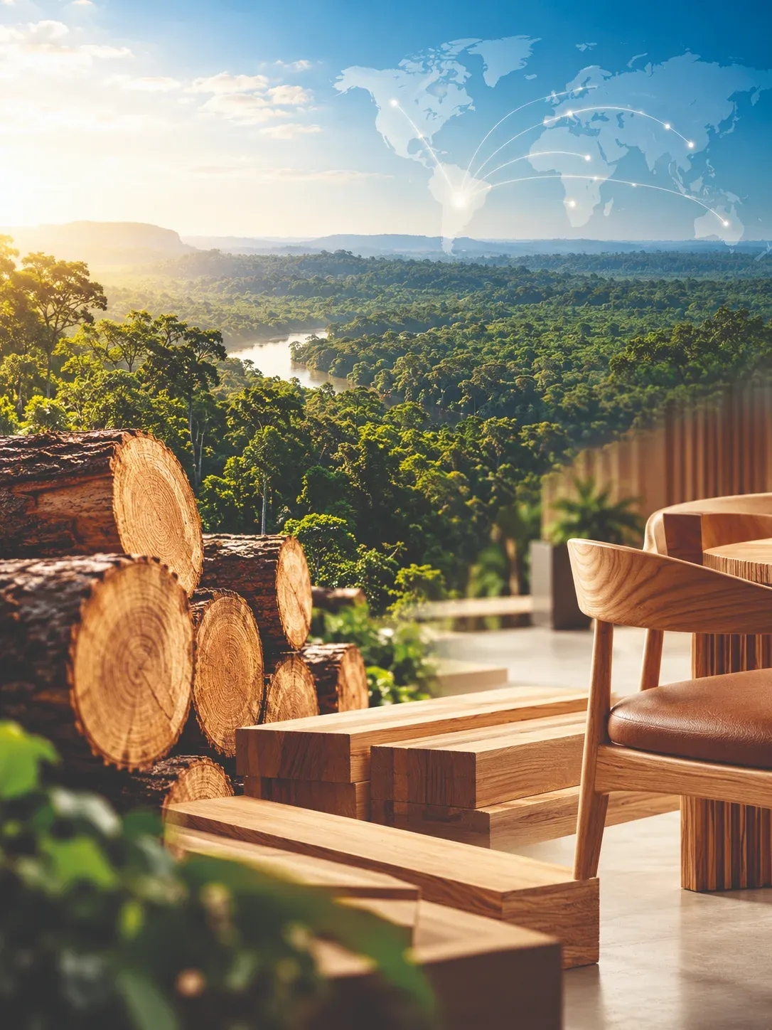Brazil’s planted forests supply the wood-based panels used by its furniture industry.